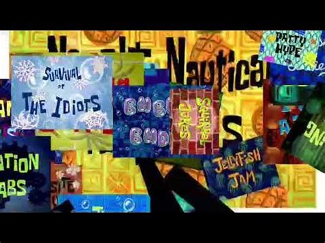 Spongebob Season 1 & 2 Title Cards In Black Hole (STCIBHAR3) - YouTube