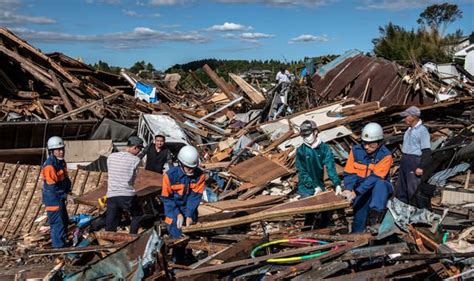 Typhoon Hagibis aftermath: The devastating damage after 100mph twister ...