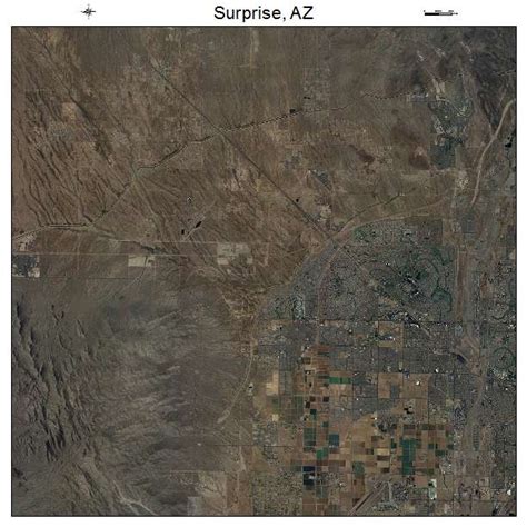 Aerial Photography Map of Surprise, AZ Arizona