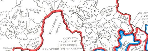 Oxfordshire Parishesregister Start Date Ecclesiastical Jurisdictions