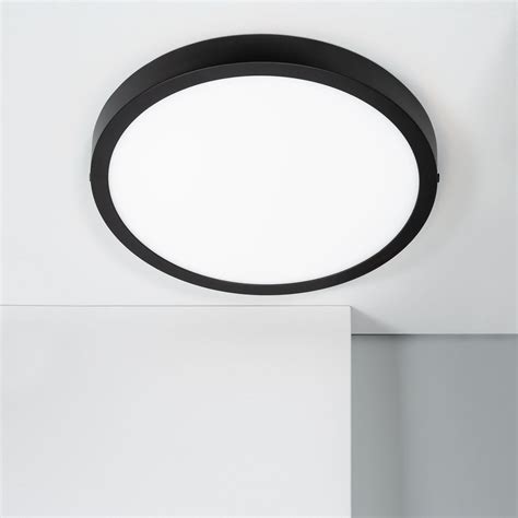 Ledkia Plafón LED 24W Circular Aluminio Ø280 mm Slim CCT Seleccionable