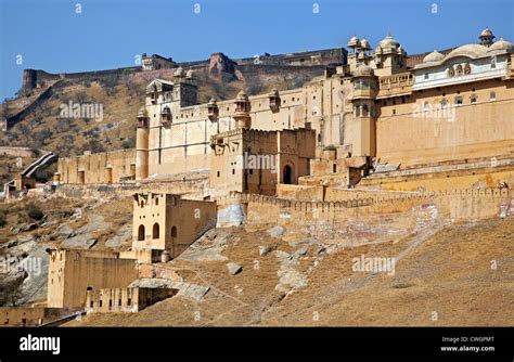 Amer Fort Amber Fort Palace In Red Sandstone At Amer Near Jaipur