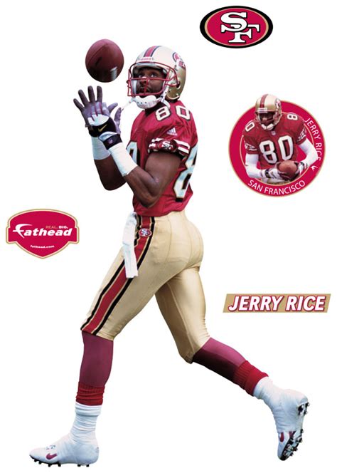 Jerry Rice Fathead NFL Wall Graphic