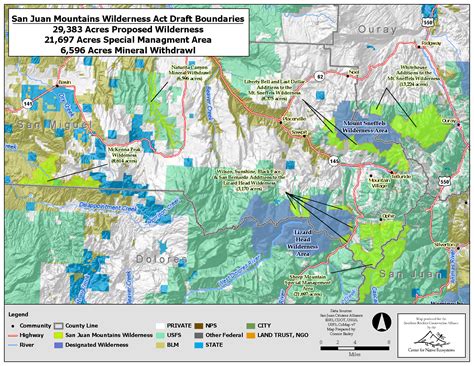 Overview Map San Juan Mountains Wilderness - San Juan Citizens Alliance