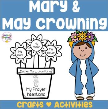 Mother Mary And May Crowning Crafts And Activities Tpt