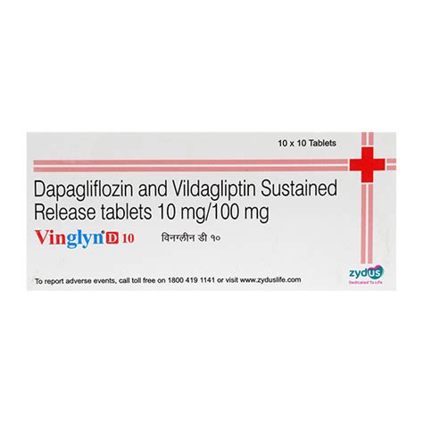 Buy VINGLYN D 10 Tablet 10 S Online At Upto 25 OFF Netmeds