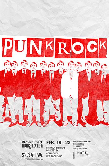 Department Of Drama Stages ‘punk Rock By Simon Stephens Syracuse