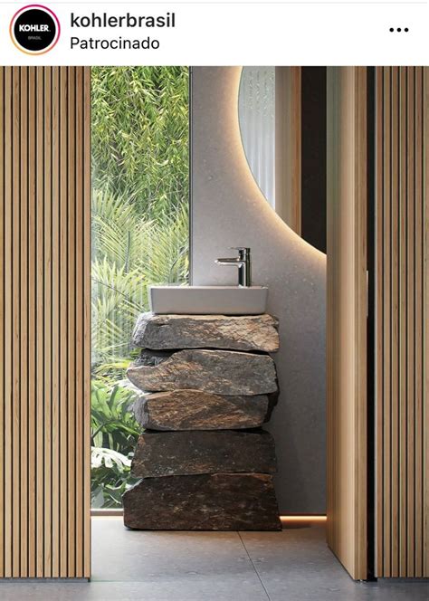 Kelly Wearstler Interiors Japandi Style Bathroom Design Inspiration