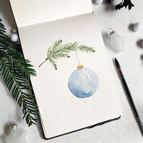 PapierZART Gemalte Weihnachtskarten Aquarell Weihnachten Diy Karten