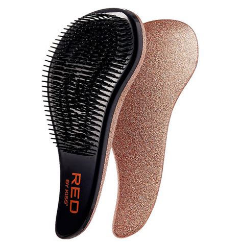 Red By Kiss Hh52 Glitter Detangle Brush Gold