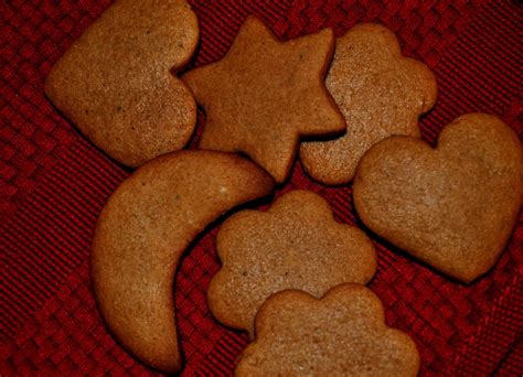 Gingerbread Cookies Finnish Piparkakku Naked Plate