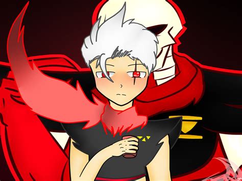 Papyrus Fell In Anime By Red Brave Heard On Deviantart