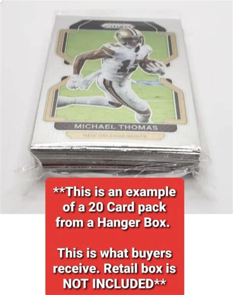 Panini 2021 Prizm Football Hanger Box 20 Cards For Sale Online Ebay