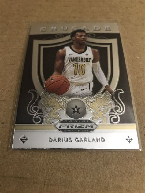 Panini Prizm Draft Picks Darius Garland Crusade Insert Card