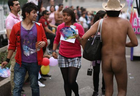 Naked Man Walks During Gay Pride Editorial Stock Photo Stock Image Shutterstock