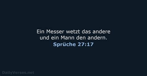 Sprüche 27 17 Bibelvers LU12 DailyVerses net