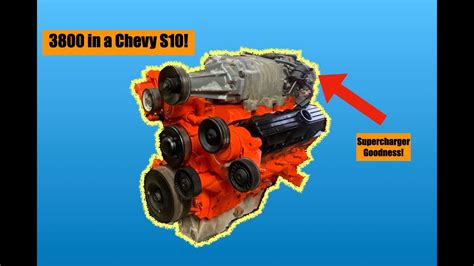 Swapping A Supercharged 3800 Into A Chevy S10 Part 2 Engine