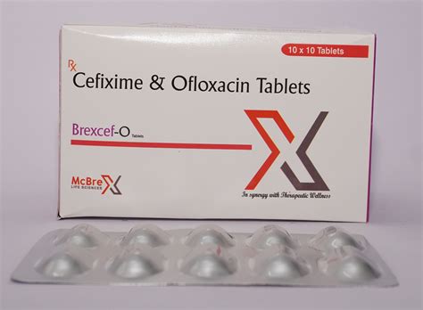 Brexcef O Cefixime And Ofloxacin Tablets Packaging Type Box Rs 2000