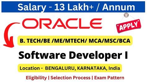 Oracle Off Campus Drive For Fresher 0 To 2 Years SDE 1 Salary 13