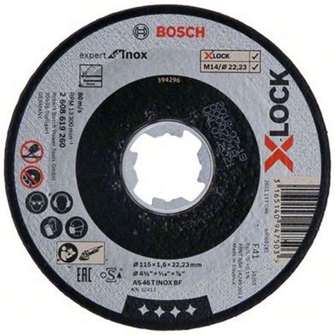 Tarcza Tn Ca Bosch Tarcza Tn Ca Standard For Inox Z Mocowaniem X Lock