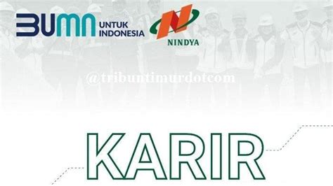 SEGERA Daftar Lowongan Kerja BUMN PT Nindya Karya Bagi Lulusan D3 Dan