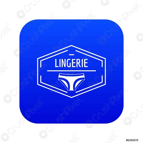 Lingerie body icône vector bleu vecteur stock 6355470 Crushpixel