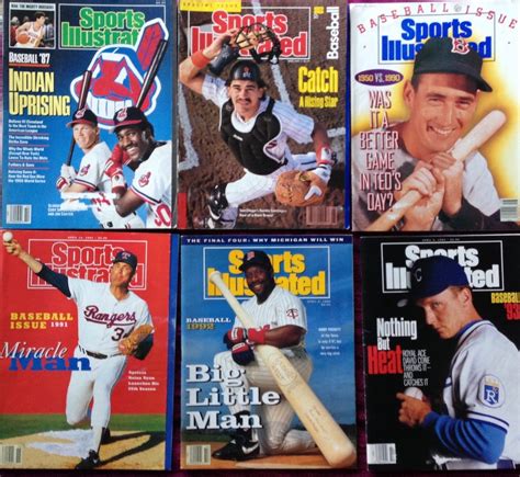 22 Issue collection - SPORTS ILLUSTRATED BASEBALL PREVIEW ISSUES by Various authors, editors and ...