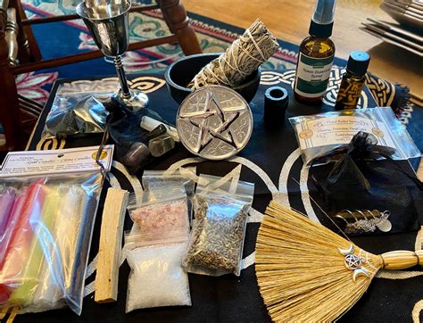 Altar Kit Witches Starter Pack Complete Altar Set Wicca Etsy