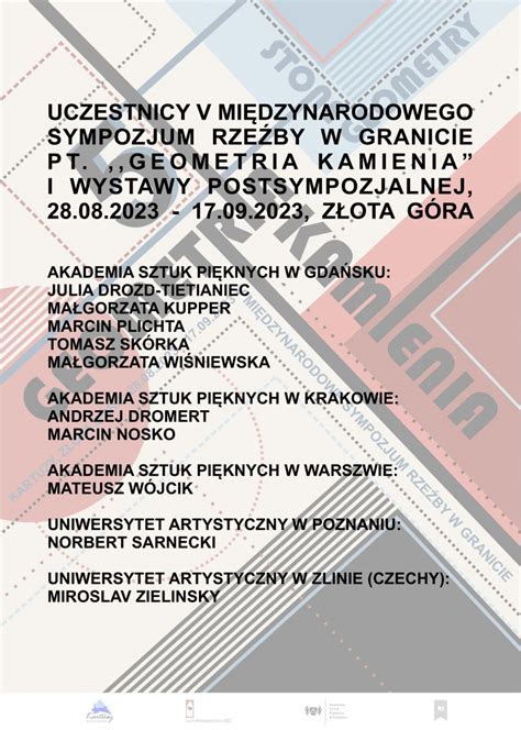 V Międzynarodowe Sympozjum Rzeźby W Granicie Pt „geometria Kamienia