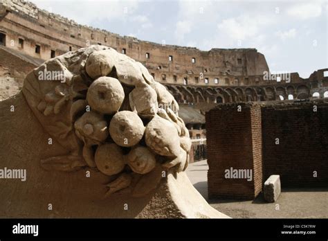 inside the colosseum amphitheatre, rome Stock Photo - Alamy