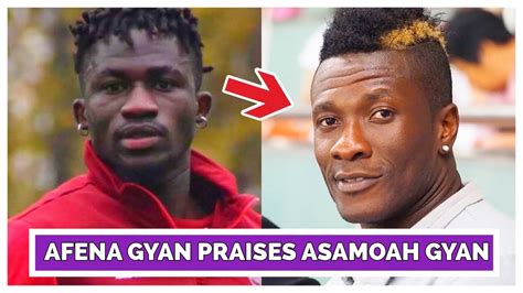 Black Stars News Afena Gyan Praises Asamoah Gyan Majeed Ashimeru