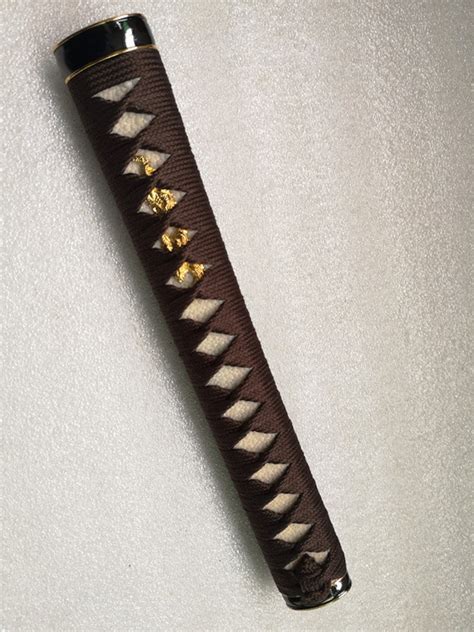 Japanese Samurai Katana Sword Handle Tsuka 26cm Alloy Menuki Tsuba Etsy