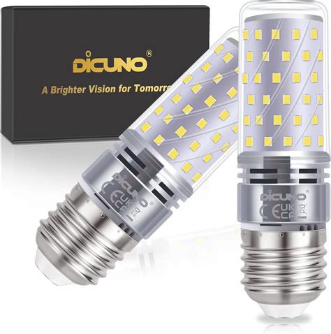 Dicuno E Led Bulb W E Es Edison Screw Light Bulbs Daylight