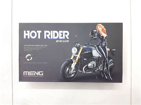 Sps Meng Hot Rider Highly Detailed Sculpt Sealed In Box Sports Motor Bike Plastic