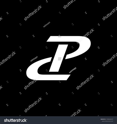 Initial Letter Dp Pd Logo Template Stock Vector Royalty Free