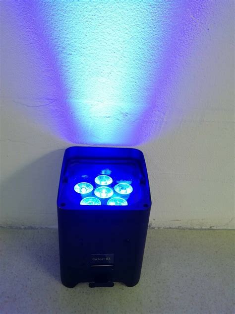 Wireless DJ Freedom Par RGBWA UV 6in1 Battery Powered Led Par Light EBay