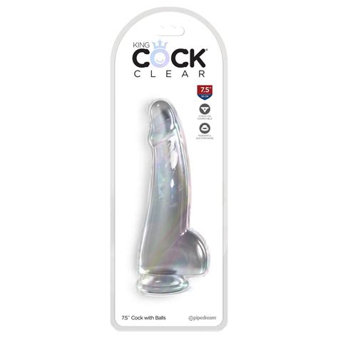 King Cock Clear Consolador 152 Cm Transparente Dildo