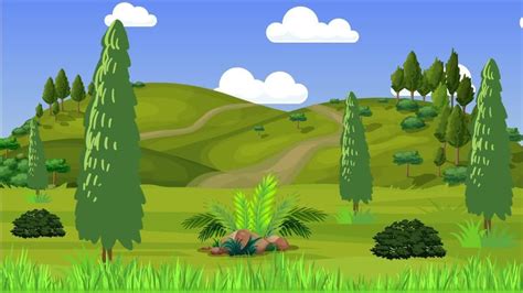 Forest Background Animation Stock Video Footage for Free Download