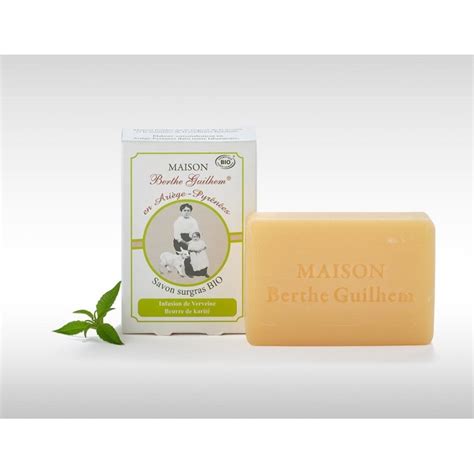 Savon Surgras Beurre De Karit Verveine Bio Maison Berthe Guilhem G