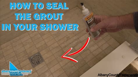 How To Seal Grout To Protect Your Shower Floor Diy With Bob Youtube