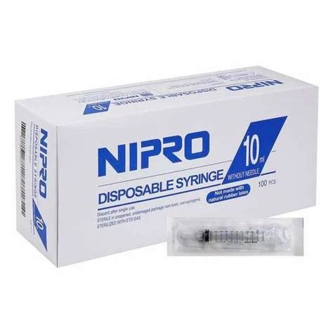 Stainless Steel Nipro Syringe Ml At Rs Piece In Ambattur