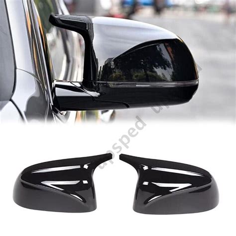 Gloss Black M Style Side Mirror Cover Cap For BMW X3 X4 X5 X6 X7 G01