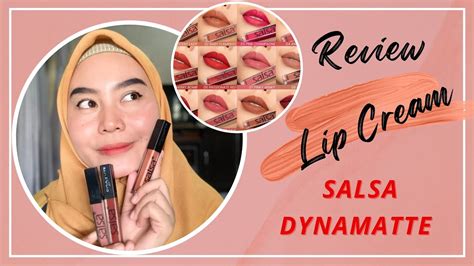 REVIEW LIP CREAM SALSA DYNAMATTE AWET MURAH DAN BPOM YouTube