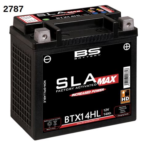 BATTERIA BS SLA MAX BTX14HL Tramuto Moto