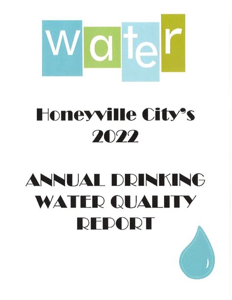 2022 Annual Drinking Water Quality Report Honeyville City