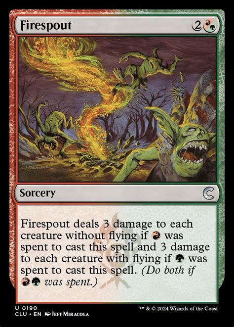 Firespout Ravnica Clue Edition Card Kingdom