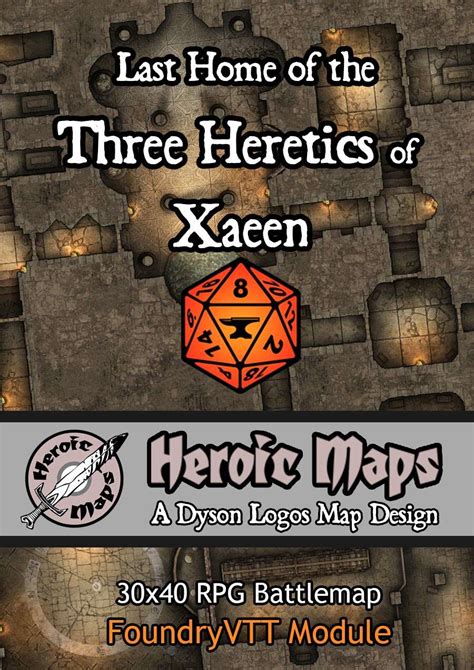 Heroic Maps Last Home Of The Three Heretics Of Xaeen Foundry VTT