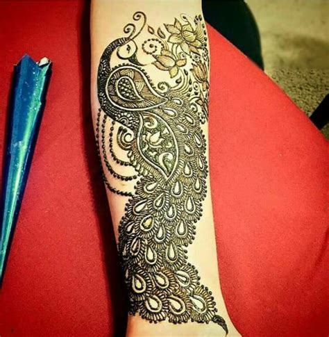 Beautiful Peacock Mehndi Designs for Hands - Fashion Beauty Mehndi Jewellery Blouse Design