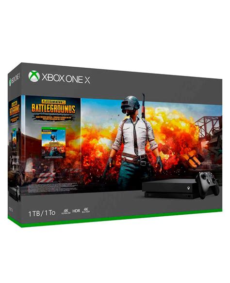 CONSOLA XBOX ONE X NEGRO 1TB CON PLAYERUNKNOWNS BATTLEGROUNDS Gameplanet