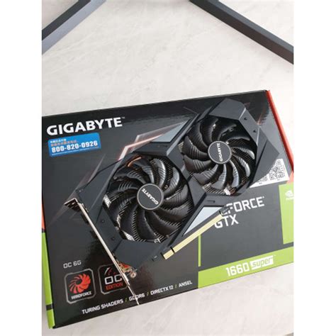 Jual GIGABYTE GTX 1660 SUPER 6GB DDR6 192BIT / GTX 1660S 6GB VGA 2ND ...